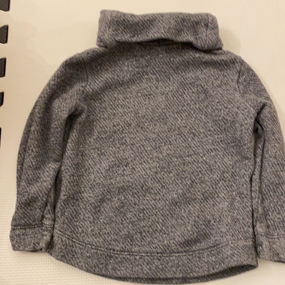 Grey Sparkle cowl neck sweater - Picture 3 of 3